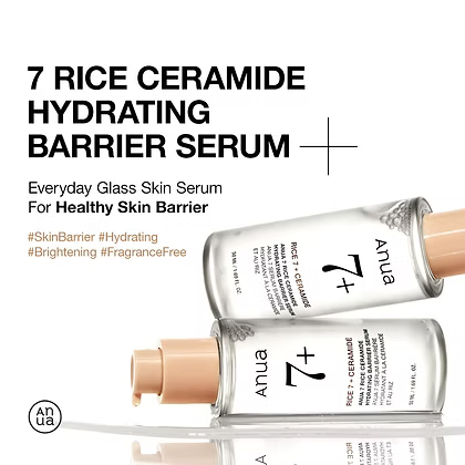 ANUA Rice Ceramide 7 Hydrating Barrier Serum (50ml)