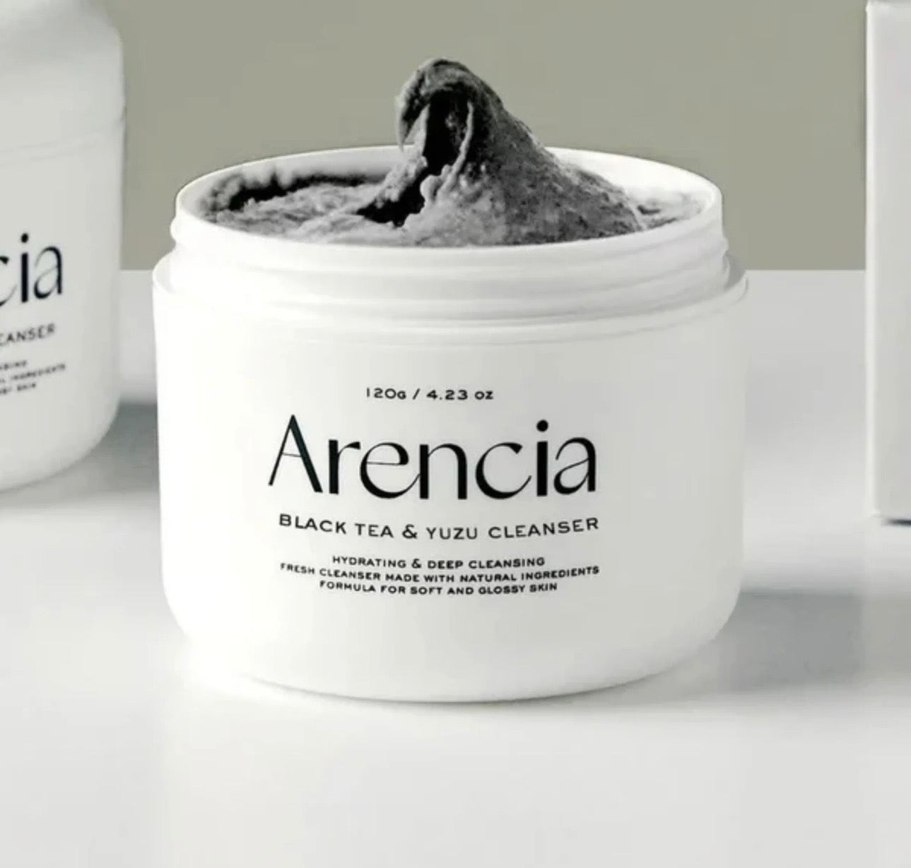 ARENCIA Black Tea & Yuzu Cleanser 120g