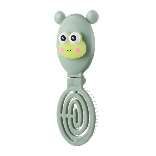 Cute Cartoon Portable Folding Comb w Mirror (2 in 1)