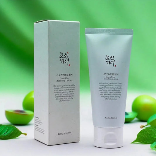 Beauty of Joseon Green Plum Refreshing Cleanser (100ml x 2ea/set) **Bundle Pack Promotion**