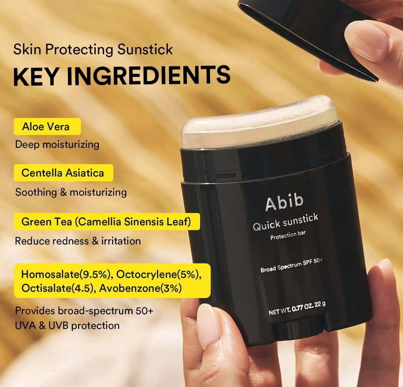 Abib Quick Sunstick Protection Bar SPF50+ (22g)