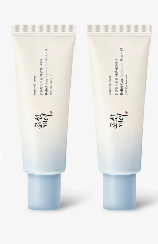 Beauty of Joseon Relief Aqua Fresh Rice + B5 (50ml) (2pack) - Bundle Pack Promotion