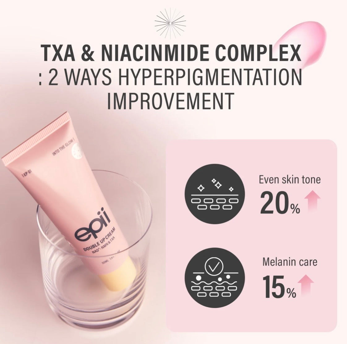 epii Double Up Cream NAD+ NMN & TXA 50ml