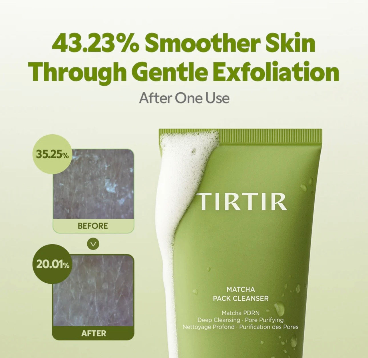 TIRTIR Matcha Pack Cleanser 120ml