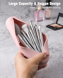 Travel Make Up Brush Holder Silicon (Pink x 1pc) *with minimum purchase of $250 & above (nett purchase exclude tax.)