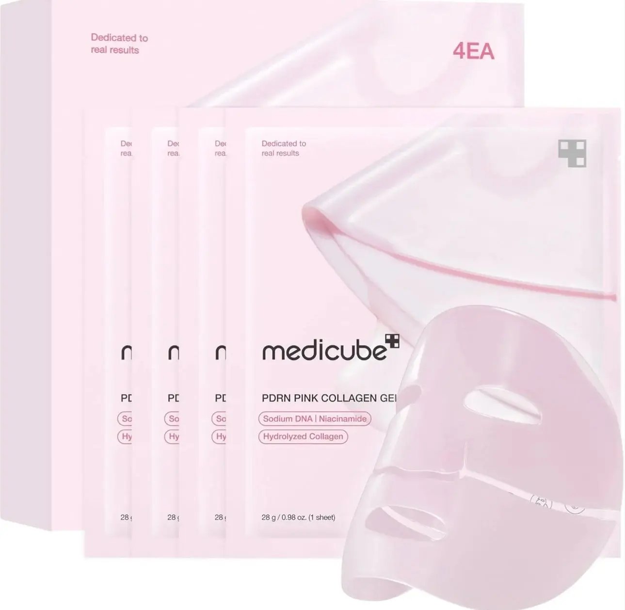 Medicube PDRN Pink Collagen Gel Mask (4pcs)