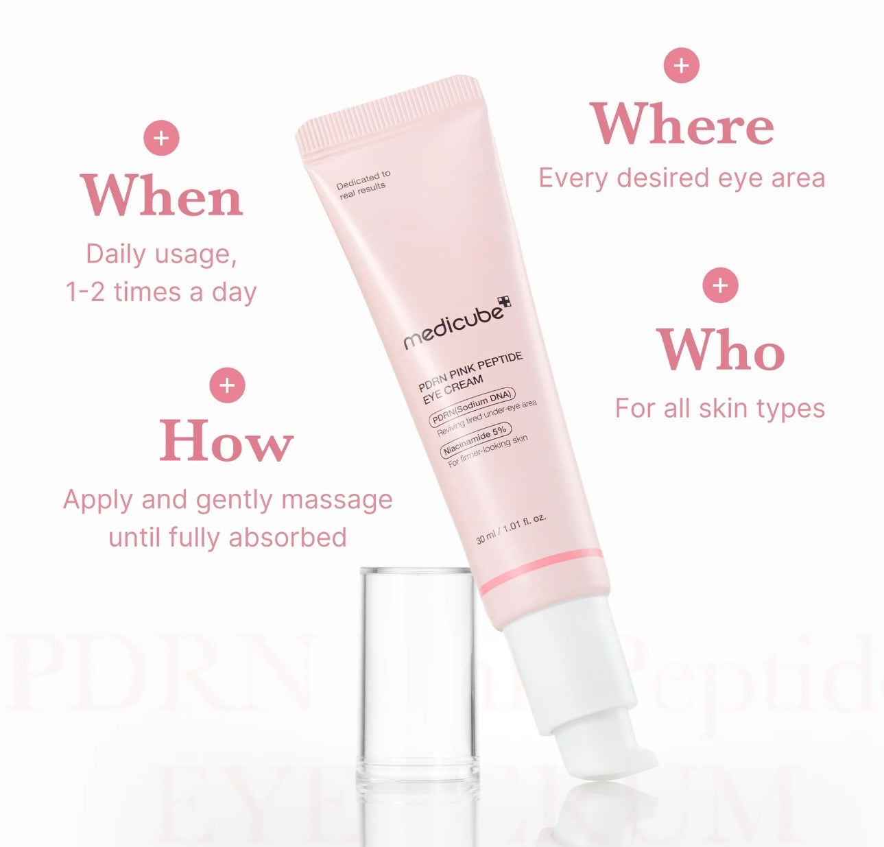 Medicube PDRN Pink Peptide Eye Cream 30ml