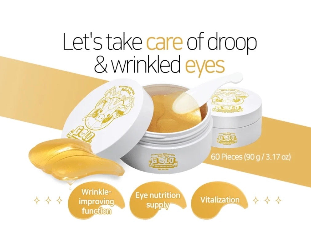Elizavecca Hell-Pore Gold Hyaluronic Acid Eye Patch (60ea)