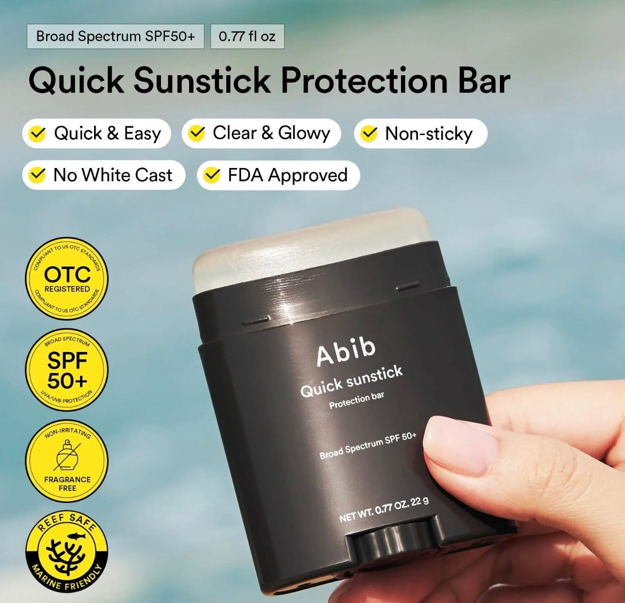 Abib Quick Sunstick Protection Bar SPF50+ (22g)