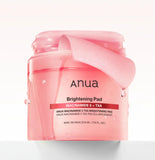 Anua Niacinamide 5 TXA Brightening Pad jar, showcasing the product for dull skin and uneven texture.