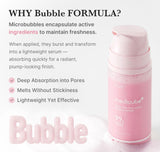 Applying the Medicube Pink Collagen Bubble Serum for deep hydration