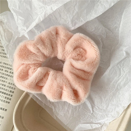 Autumn & Winter Soft Warm Fluffy Scrunchies Series