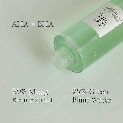 Beauty of Joseon Green Plum Refreshing Toner : AHA + BHA (150ml)