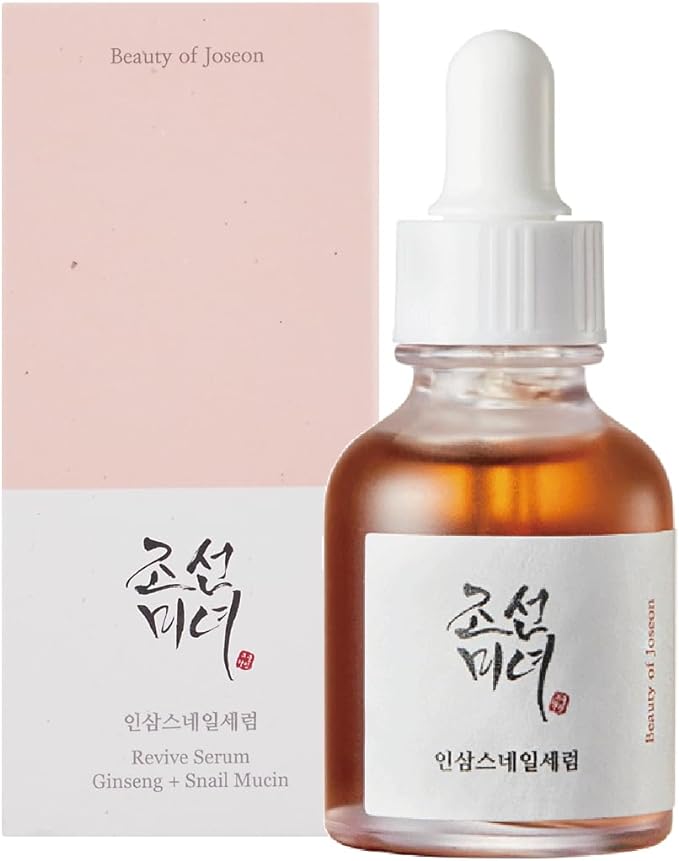 Beauty of Joseon Revive Snail Mucin Ginseng Serum 30ml – anti-aging serum for acne scars and sensitive skin