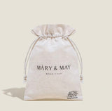 Mary & May Vegan Wash Off Mask Mini Gift Set (30g x 5) + 100% Fabric Beauty Pouch
