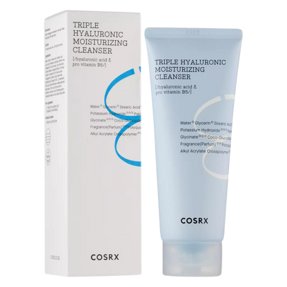 COSRX Hydrium Triple Hyaluronic Moisturizing Cleanser (150ml) x 2ea/set  *Bundle Pack Promotion*