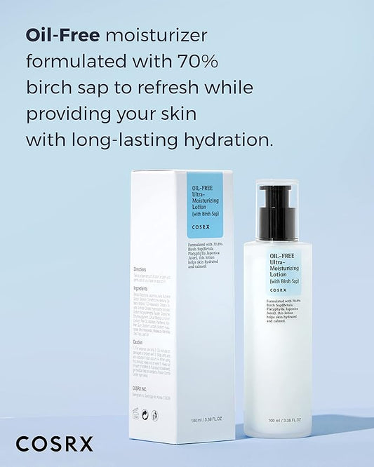 COSRX Oil Free Ultra Moisturizing Lotion (With Birch Sap) (100ml)