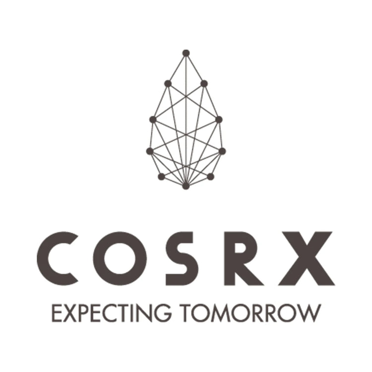 Black COSRX brand logo on white background