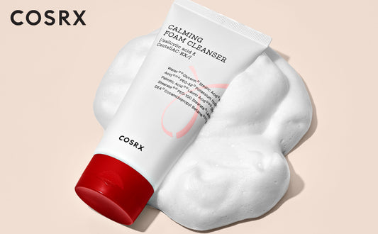 COSRX AC Collection Calming Foam Cleanser 2.0 (150ml) + Free 2pcs Disposable Facial Spa Headband - Bundle Pack