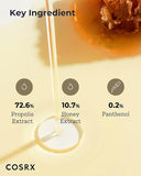 Black Bee Propolis and Honey extract in COSRX Propolis Synergy Toner for soothing hydration.