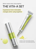 Close-up of The Vita A Retinal Shot Tightening Serum dropper