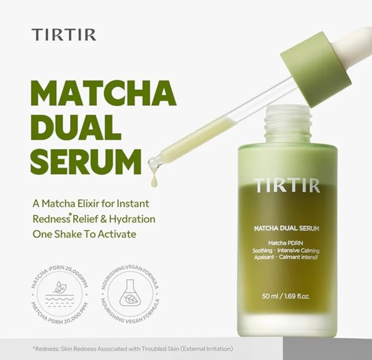 TIRTIR Matcha Dual Serum 50ml