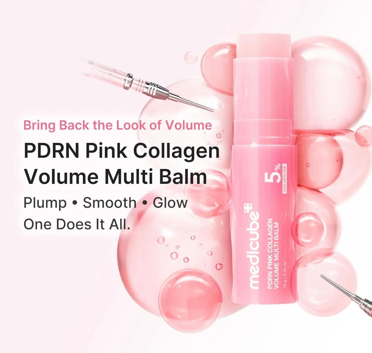 Medicube PDRN Pink Collagen Volume Multi Balm Stick 10g