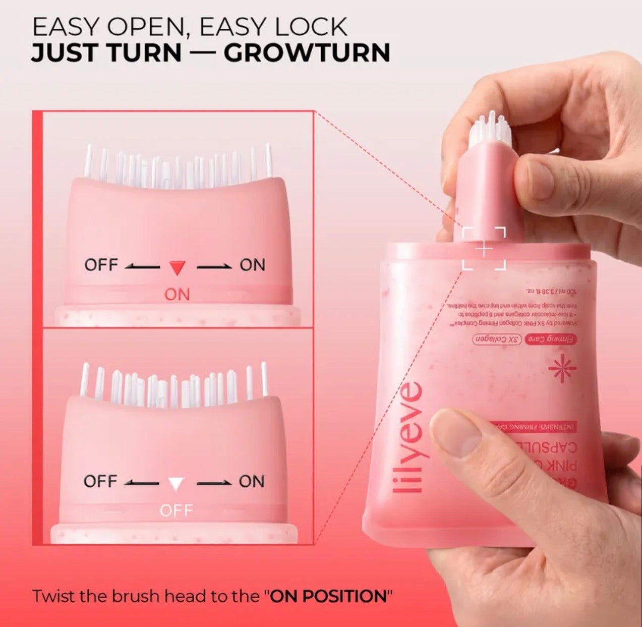 lilyeve Grow Turn Pink Collagen Capsule Ampoule 100ml