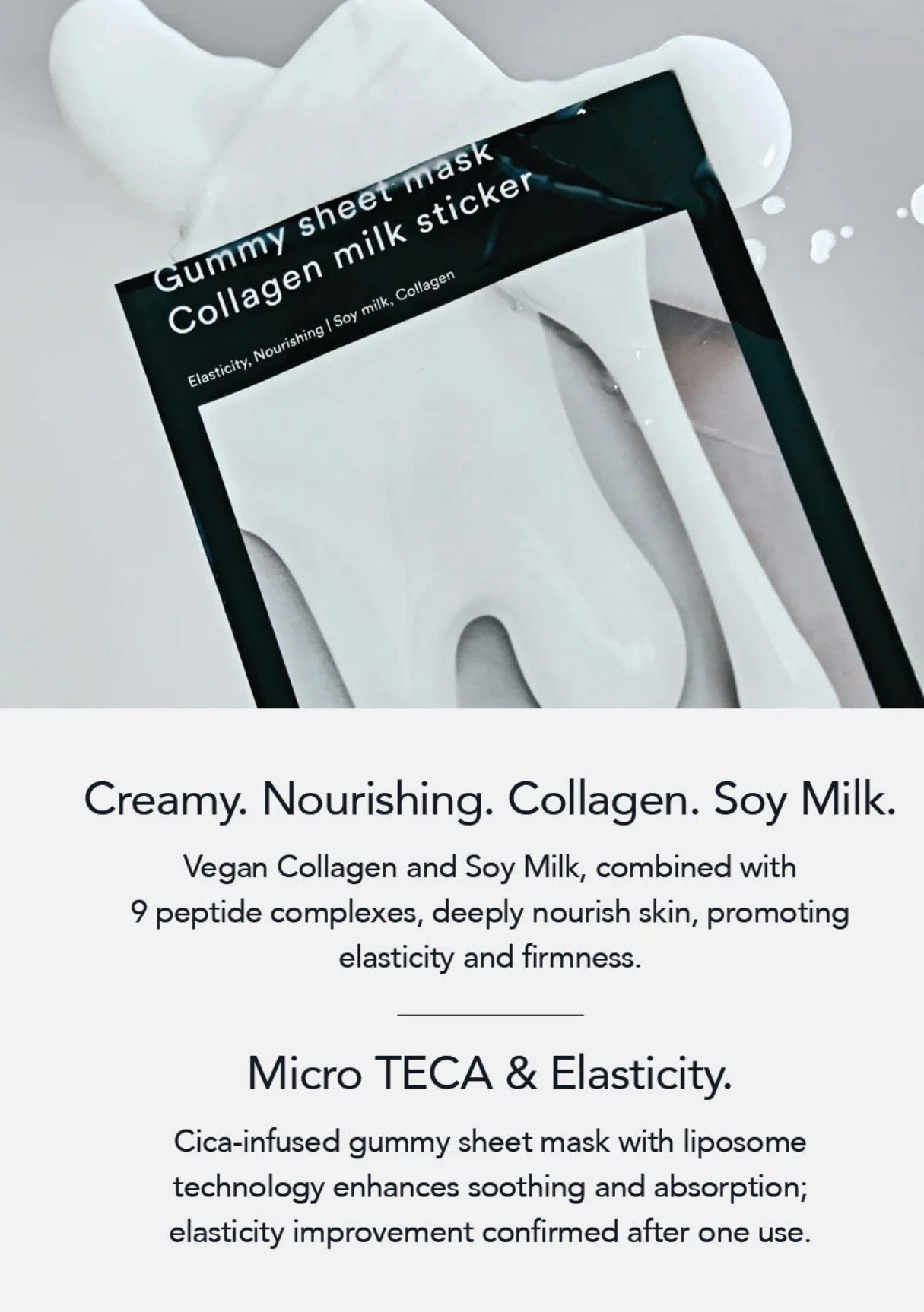 Abib Gummy Sheet Mask - Collagen Milk Sticker (1ea)