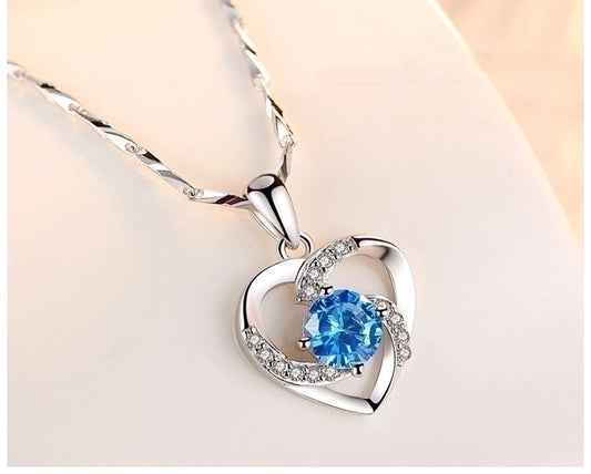 Heart Shaped Copper Rhinestones Fashion Pendant