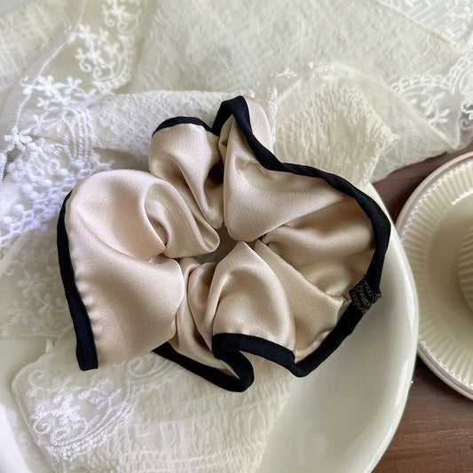 French Style - Elegant XL Hair Ring - Ivory