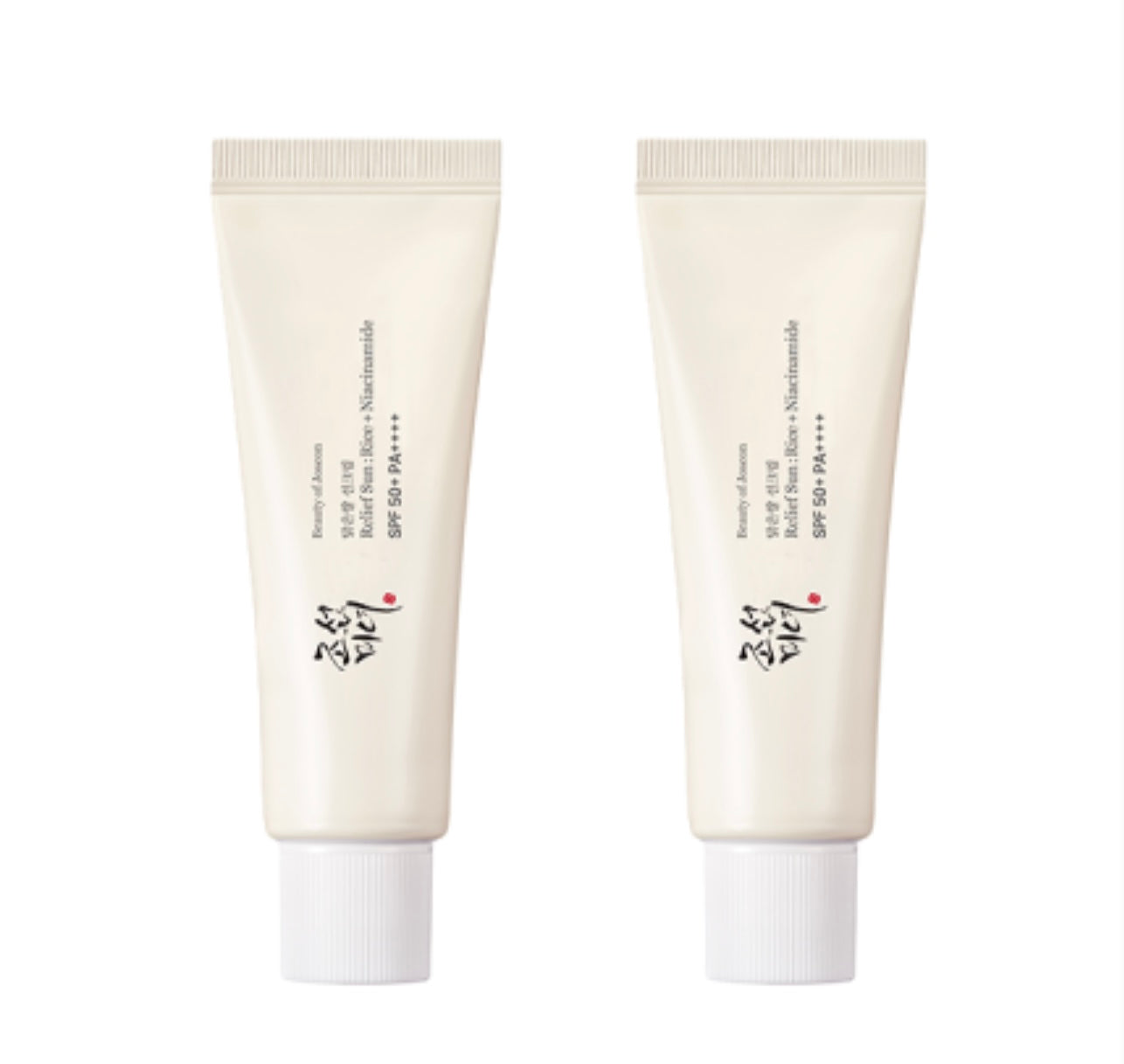Beauty of Joseon Relief Sun : Rice + Niacinamide Set (2pack) - Bundle Pack Promotion [SPF50+/PA++++] (Formerly: Rice + Probiotics), 50ml