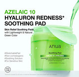 ANUA Azelaic 10 Hyaluron Redness Soothing Pad 230ml (90pads)