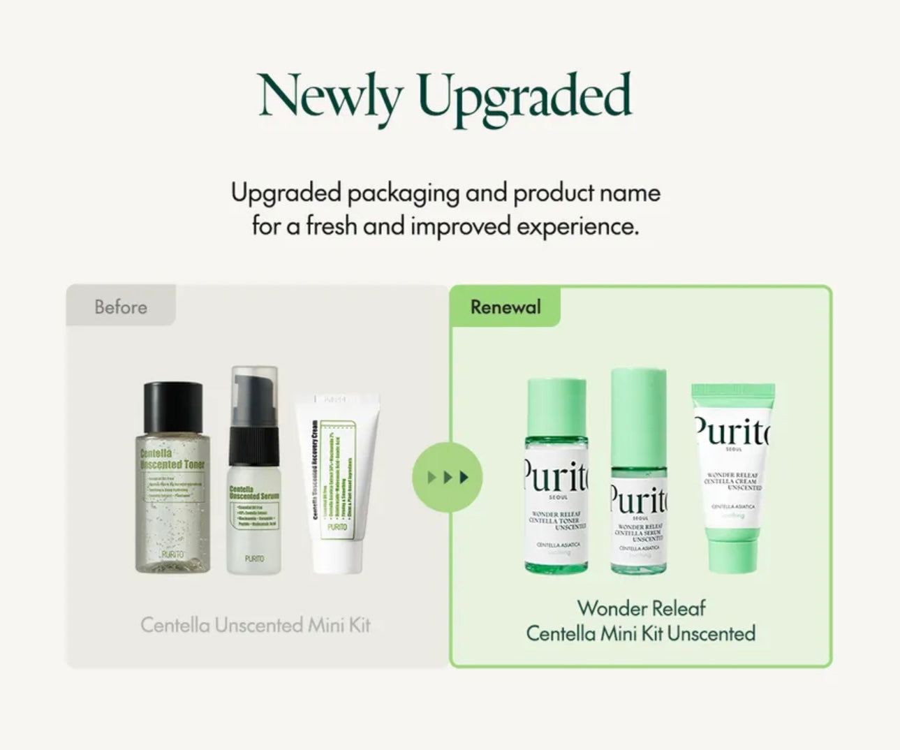 PURITO Seoul Wonder Releaf Centella Mini Kit Unscented