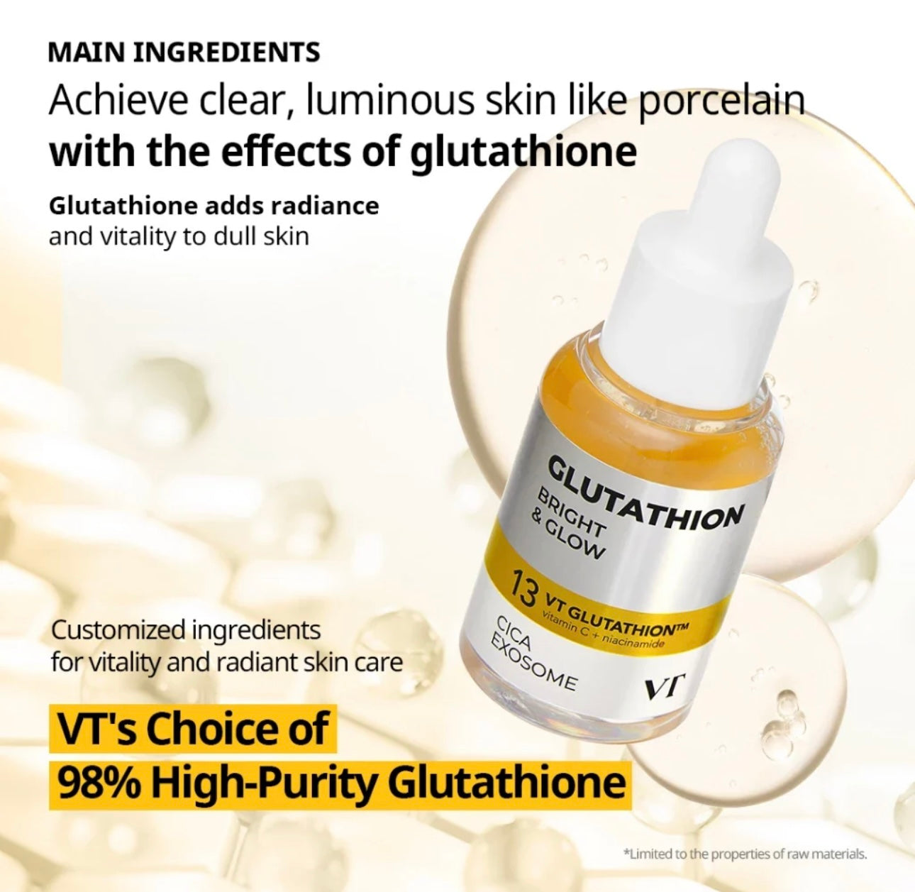 VT Cosmetics Glutathione G2 Brightening Ampoule (30ml)