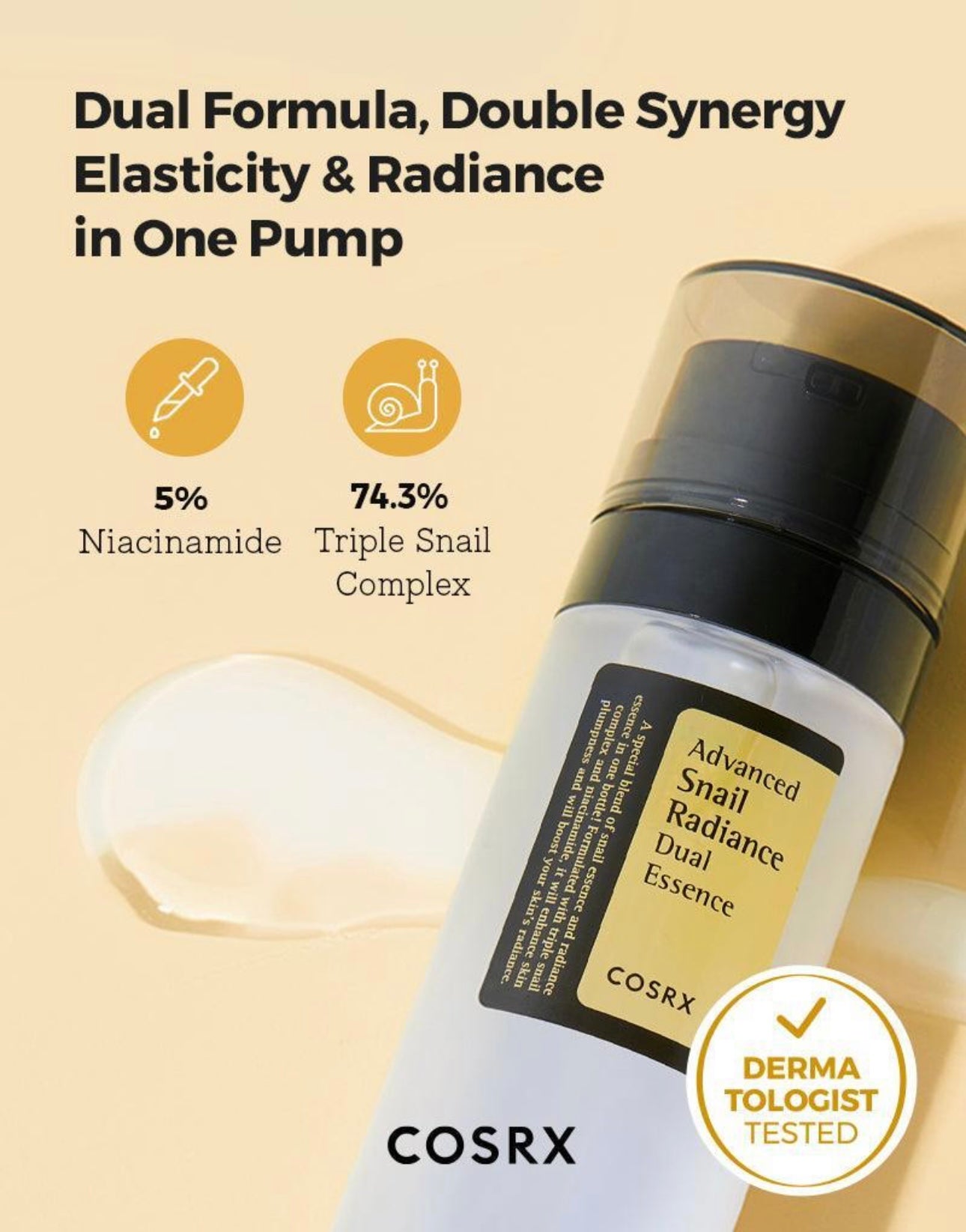 COSRX Advanced Snail Radiance Dual Essence 80ml