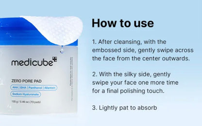 Medicube Zero Pore Pad 2.0 (70pcs)