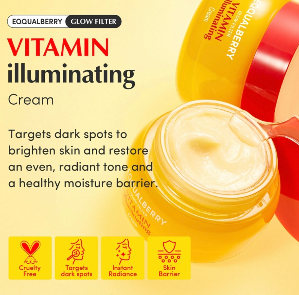 EQQUALBERRY Vitamin Illuminating Cream 50ml