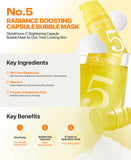 Numbuzin No.5 Radiance Boosting Capsule Bubble Mask 85ml