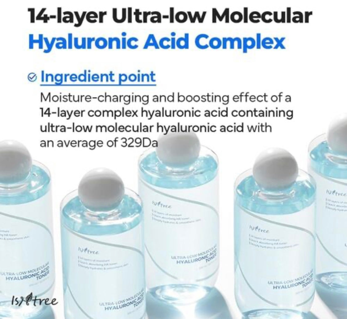 Isntree Ultra Low Molecular Hyaluronic Acid Toner 300 ml