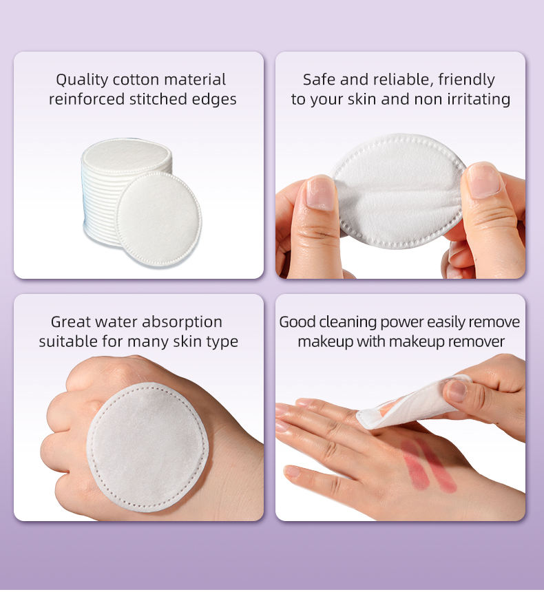 Pure Cotton Pads 100% (100pcs/pack)