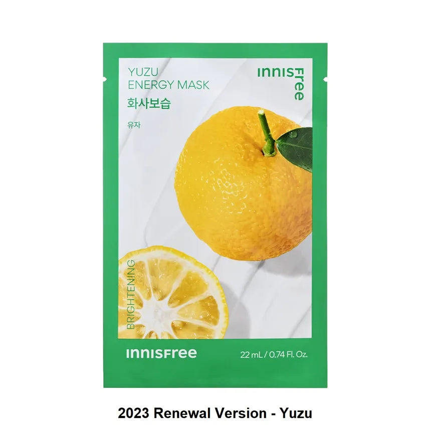 Innisfree  Energy Mask - Choose any 1 from 9 available selections and pamper your skin today!