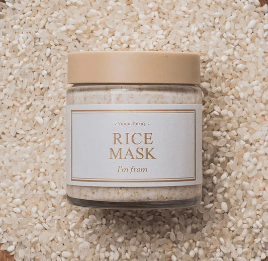 I’m From Rice Mask 110g jar on rice grains i m from rice mask brightening wash-off exfoliating mask