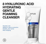 8 types of Hyaluronic Acid in Anua hydrating cleanser for deep moisture