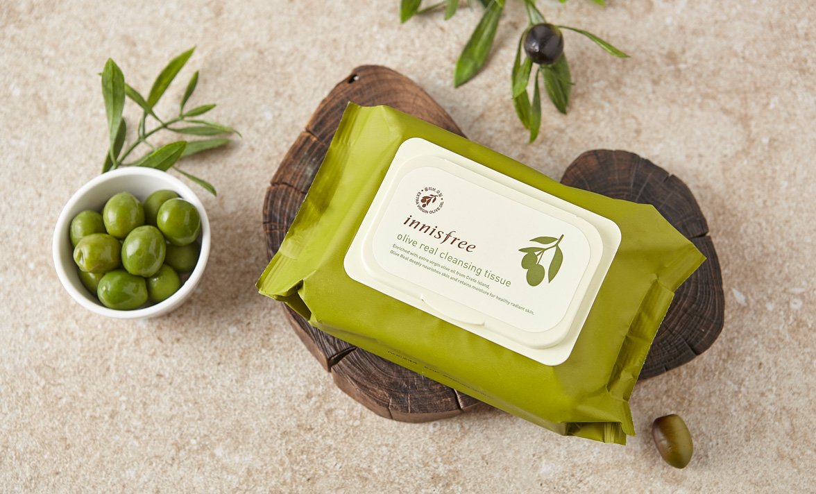 Innisfree Olive Real Cleansing Tissue (30 sheets)