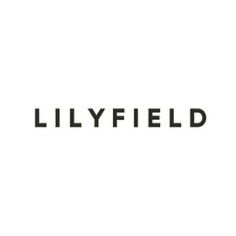 Black LILIYFIELD logo on a white background