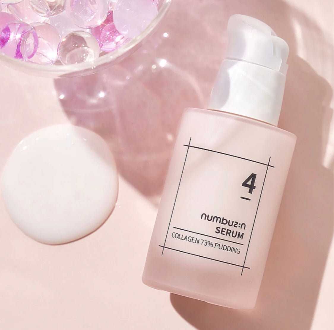 Numbuzin No.4 Collagen 73 Serum packaging and bottle