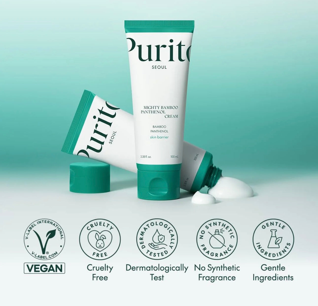 The Purito Bamboo Cream as part of a simple, effective Korean skincare routine for sensitive skin.