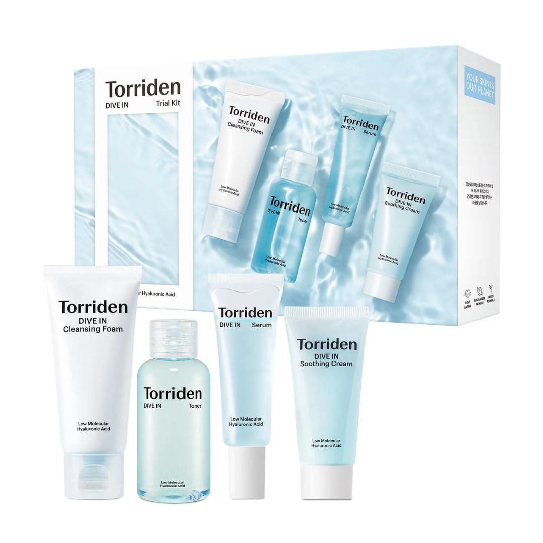 Torriden DIVE-IN Trial Kit (4 Piece Set)