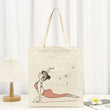 Sac en toile minimaliste inspiré du yoga